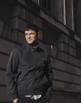 Men's Navy Harrington Jacket