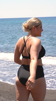 First Class Balcony Bikini Top Black &pound;37 & First Class High Waist Bikini Bottom Black &pound;27