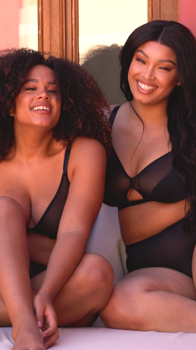 Get Up and Chill Bralette Black &pound;29, Get Up and Chill Short Black &pound;16