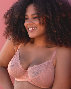 Lace Daze Balcony Bra Latte Beige &pound;35, Lace Daze Brazilian Latte Beige &pound;19