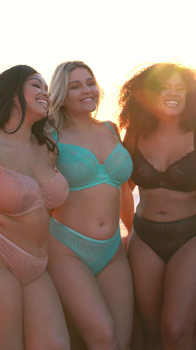 Lace Daze Balcony Bra Latte Beige &pound;35, Lace Daze Brazilian Latte Beige &pound;19, Lace Daze Balcony Bra Blue Lagoon &pound;35, Lace Daze Brazilian Blue Lagoon &pound;19 1