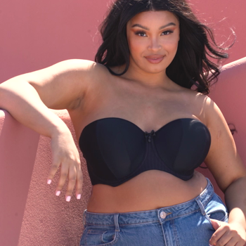 Luxe Strapless Bra Black &pound;37