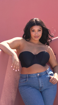 Luxe Strapless Bra Black &pound;37
