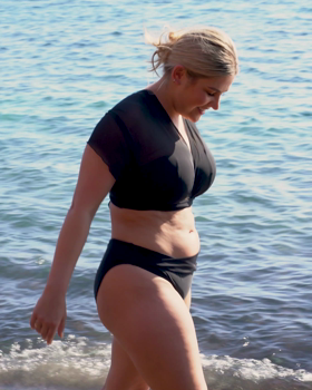 Bandeau Bikini Black &pound;43 & Bikini Brief Black &pound;21