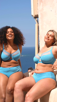 Victory Balcony Bra Polka &pound;35, Victory Short Polka &pound;18
