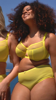 Victory Balcony Bra Citron &pound;35, Victory Short Citron &pound;18