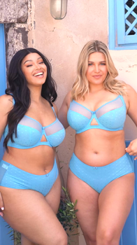 Victory Balcony Bra Polka &pound;35, Victory Short Polka &pound;18