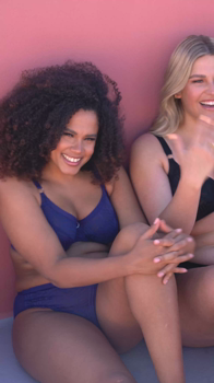 WonderFully Full Cup Bra Navy/Black &pound;36, Wonderfully Short Navy/Black &pound;19